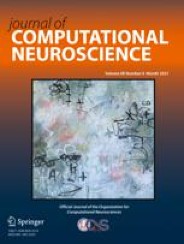 cover - Journal Of Computational Neuroscience