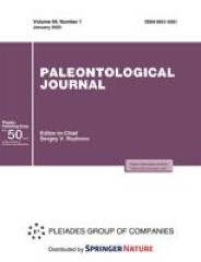 Paleontological Journal Volumes and issues