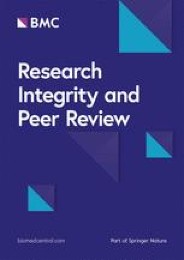 research integrity and peer review journal