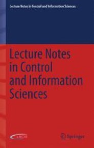 Lecture Notes in Control and Information Sciences | Book series home