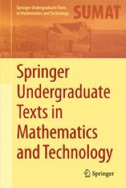 Springer Math Boks Springer Undergraduate Texts in Mathematics and Technology | Book ...
