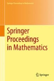 Springer Proceedings in Mathematics | Book series home