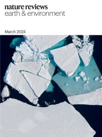 Imagem de capa do livro Nature Reviews Earth & Environment