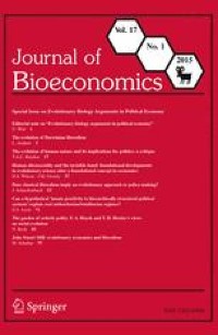 Creatine and entrepreneurship | Journal of Bioeconomics
