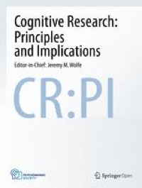                                   Cognitive Research: Principles and Implications                              volume  7, Article number: 1  (2022 