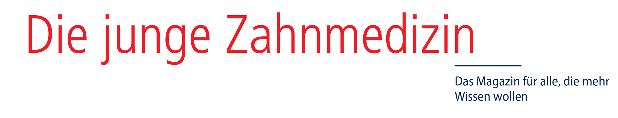 Die junge Zahnmedizin - Logo