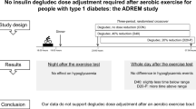 Insulin pump basal adjustment for exercise in type 1 diabetes: a randomised  crossover study
