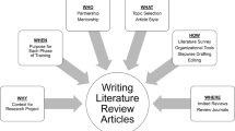 how to write research journal article