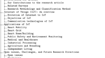 literature review for iot