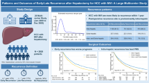 Predictors of Extrahepatic Recurrence After Curative Hepatectomy for ...