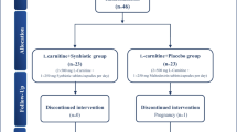 Effect of L-carnitine supplementation on lipid accumulation product and  cardiovascular indices in women with overweight/obesity who have knee  osteoarthritis: a randomized controlled trial | BMC Rheumatology
