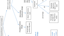 single case research and meta analysis