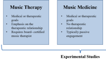 presentation influences of music in mental health