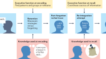 working memory research studies