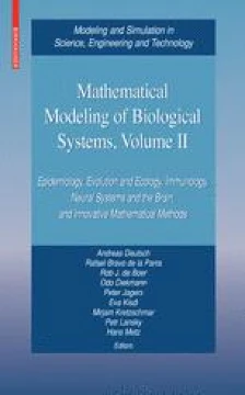 book cover: Mathematical Modeling of Biological Systems (2 volumes)