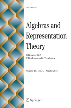 Home | Algebras and Representation Theory Home | Algebras and Representation Theory