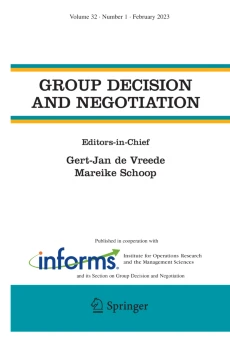 Group Decision and Negotiation