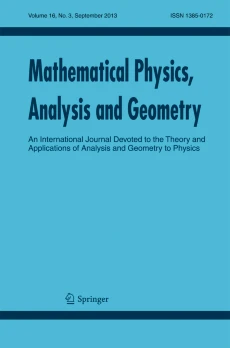 Home | Mathematical Physics, Analysis and Geometry