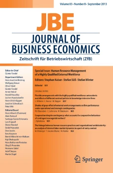 Home | Journal of Business Economics