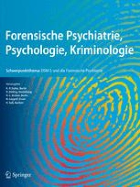 Forensische Psychiatrie, Psychologie, Kriminologie | Volume 17, Issue 1