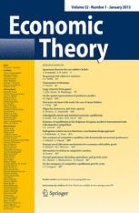 economic theory research articles