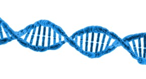 blue DNA helix