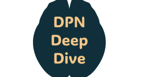"DPN deep dive" written in the outline of a brain