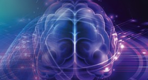 Stylised image of a brain
