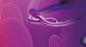 NUTD hero image - stethoscope on a purple background