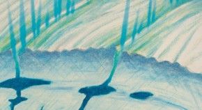 Sketch of 3D cross-section of a planet with sub-surface water venting into plumes.