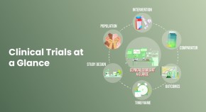 Clinical trials process graphic