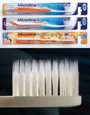 tapered bristle toothbrush
