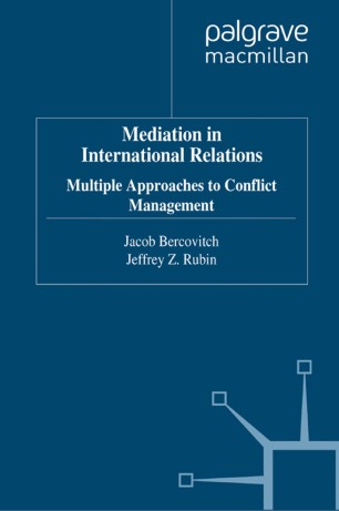 Mediation in International Relations | SpringerLink