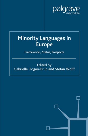 Påhængsmotor fejre depositum Minority Languages in Europe | SpringerLink