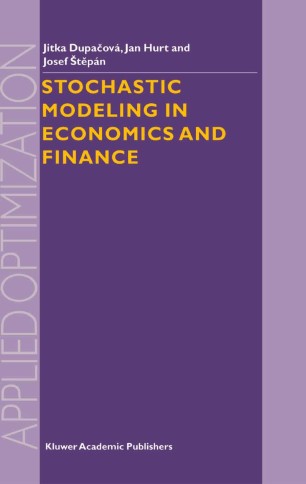 Stochastic Modeling In Economics And Finance Springerlink