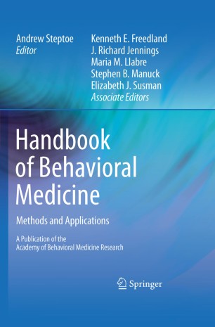 Handbook Of Behavioral Medicine | SpringerLink