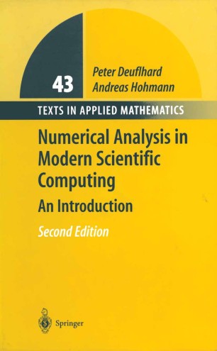 Numerical Analysis In Modern Scientific Computing