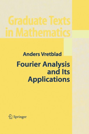 Fourier Analysis And Its Applications Springerlink