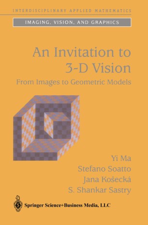 An Invitation To 3 D Vision Springerlink