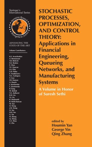 Stochastic Processes Optimization And Control Theory
