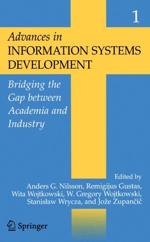 Advances In Information Systems Development Springerlink
