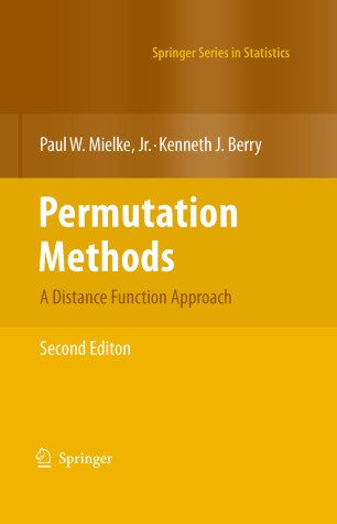 Permutation Methods A Distance Function Approach Springer Series In
Statistics