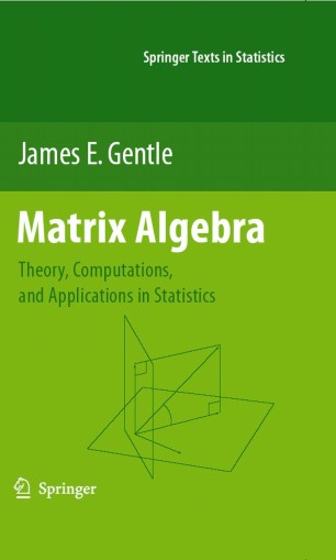 Matrix Algebra Springerlink