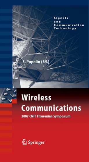 Wireless Communications 2007 CNIT Thyrrenian Symposium | SpringerLink