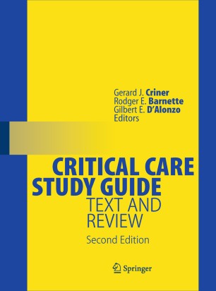 Critical Care Study Guide Springerlink