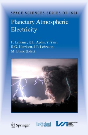 Planetary Atmospheric Electricity Springerlink