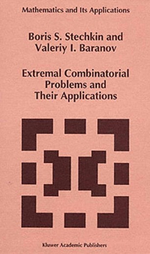 Extremal Combinatorial Problems And Their Applications SpringerLink