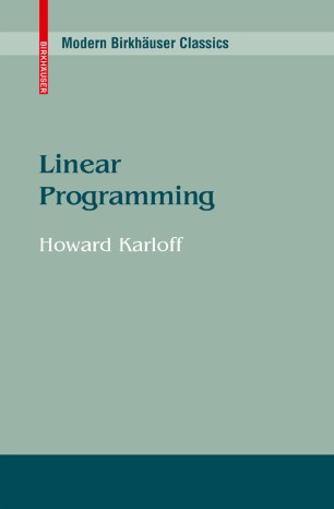 Linear Programming | SpringerLink