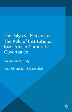 The Role Of Institutional Investors In Corporate