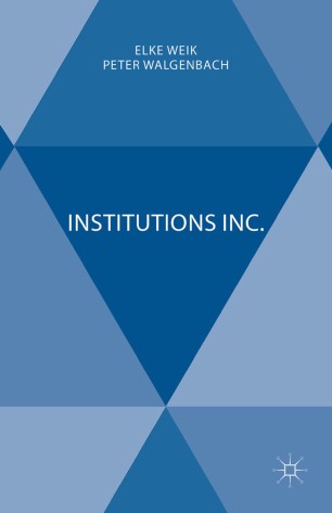 Front cover of Institutions Inc.